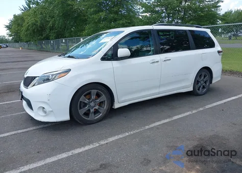 2017 Toyota Sienna Se 8 Passenger from USA, damaged, VIN 5TDXZ3DCXHS877520